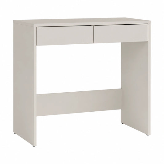 BDW Marina 2S Moderner Schminktisch mit Schubladen, 81x50x80 cm, Stilvolle geriffelte Front, Farbe: Kaschmir