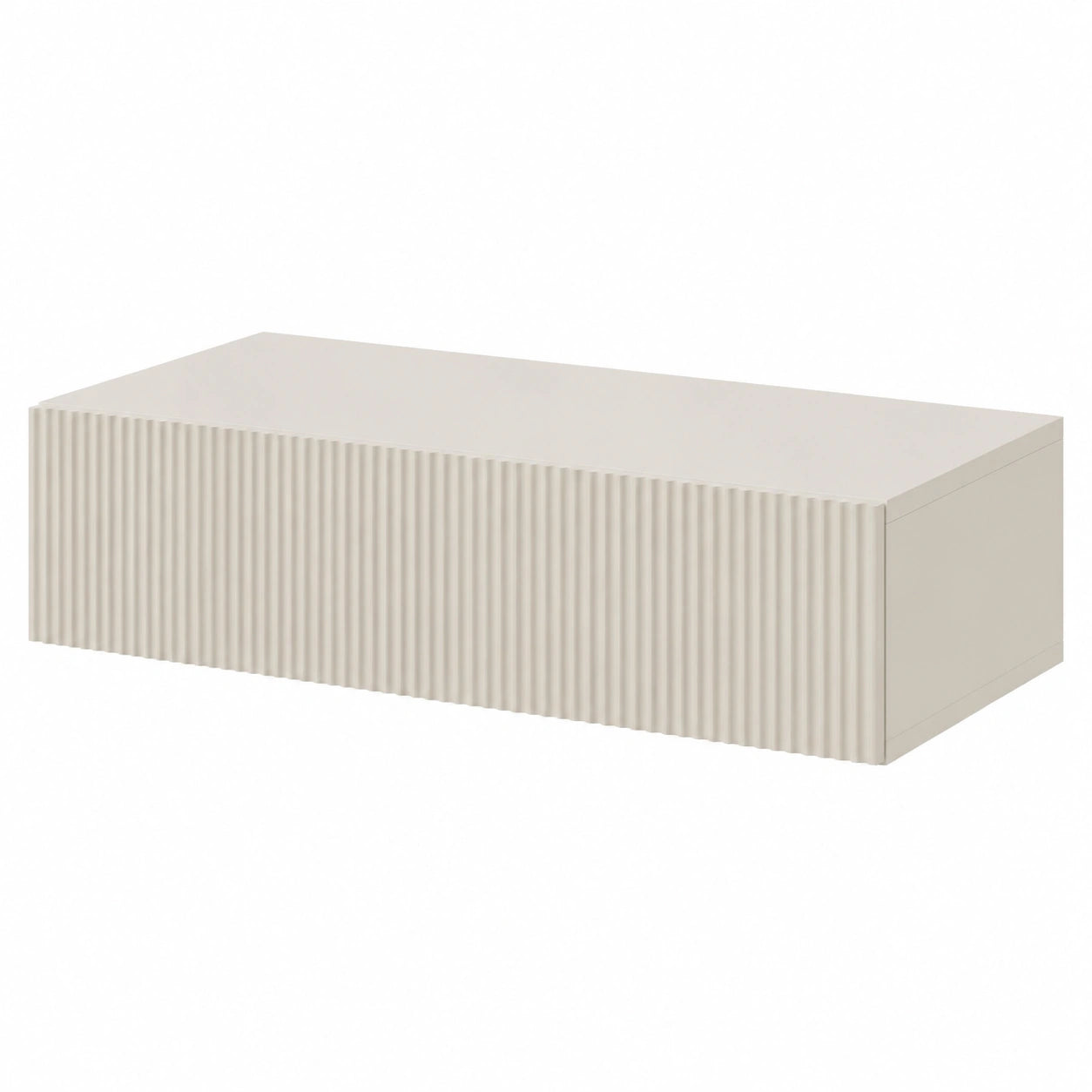 Selsey Wandkonsole Veldio mit Schublade, 90 cm, graubeige