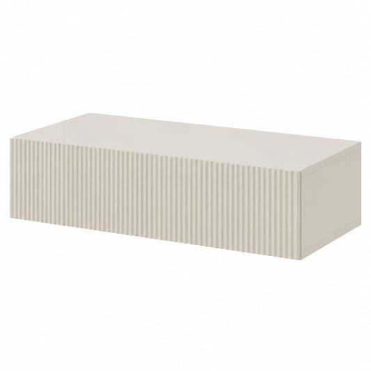 Selsey Wandkonsole Veldio mit Schublade, 90 cm, graubeige